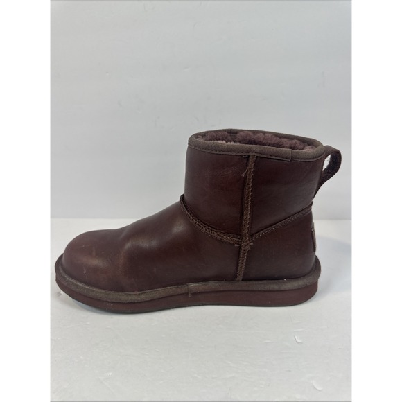 L.L. BEAN Women's Brown Leather Wool Lined Bean Boots Size 9M made in Maine USA - Picture 7 of 8